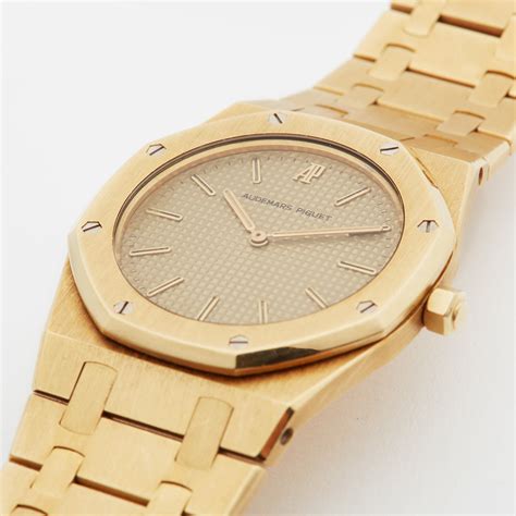 audemars piguet royal oak quartz gold